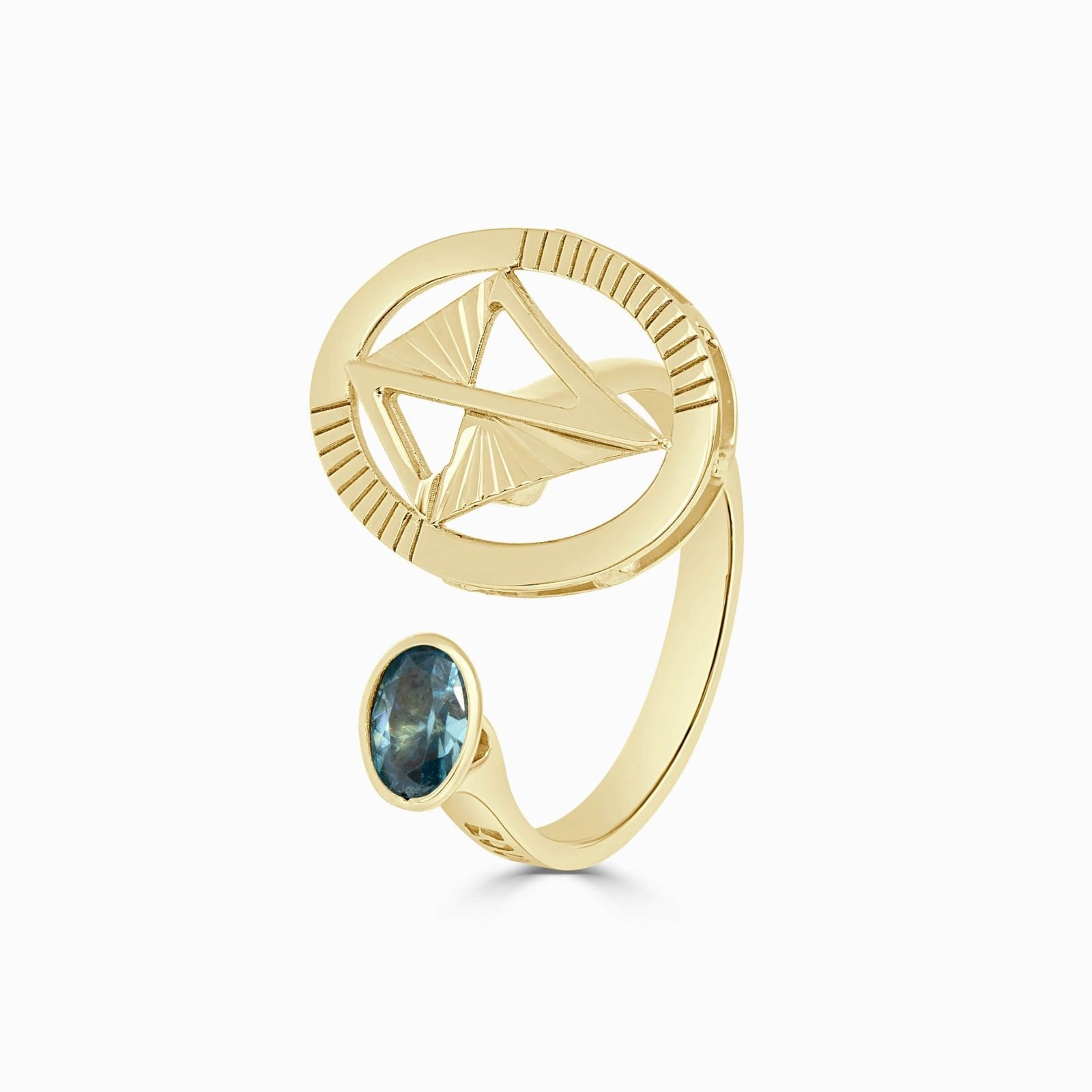 18K Yellow Gold KITE Ring (4.25g)